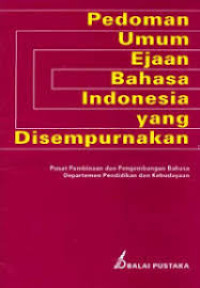 Image of Pedoman Umum Ejaan Bahasa Indonesia Yang Disempurnakan
